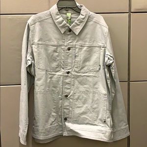 Stio Men’s Ralston Canvas Jacket,Large, Gray